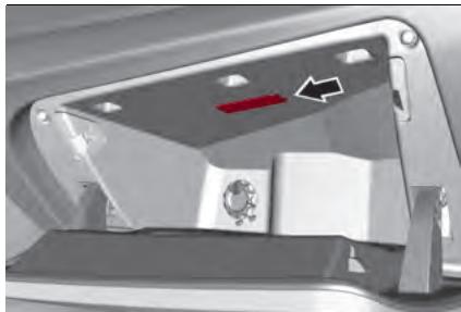 ALFA ROMEO Giulia 3 (2019-2022) - Plafonnier de la boite à gants : - 1