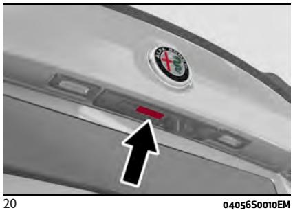 ALFA ROMEO Giulia 3 (2019-2022) - Accès au coffre à bagages - 1