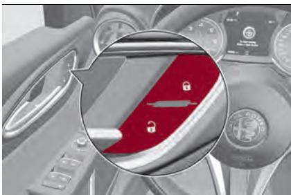 ALFA ROMEO Giulia 3 (2019-2022) - Verrouillage/déverrouillage centralisé - 1