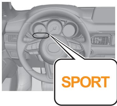 MAZDA CX-5 KE (2015-2017) - Indication du mode de selection - 1