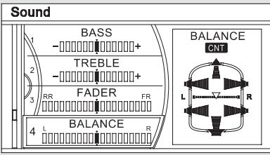 Acura TL (2014) - Réglage du son - 2