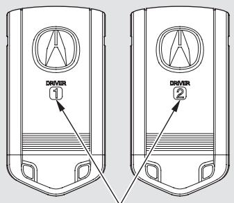 Acura TL (2014) - Rappel d'une position de conduite méorisée - 1