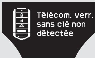 Acura TL (2014) - Signal sonore et message Émetteur sans clé non détecté - 1
