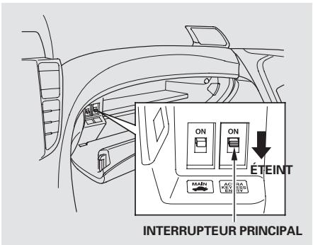Acura TL (2014) - Interrupteur principal du système de l'émetteur d'accès sans clé - 1