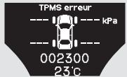Acura TL (2014) - Témoin de la pression des pneus - 7