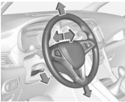 OPEL Zafira C (2016-2019) - Réglage du volant - 1