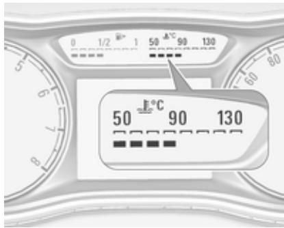 OPEL Zafira C (2016-2019) - Jauge de température de liquide de refroidissement du moteur - 1