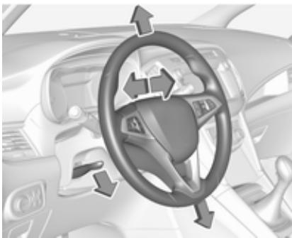 OPEL Zafira C (2016-2019) - Réglage du volant - 1