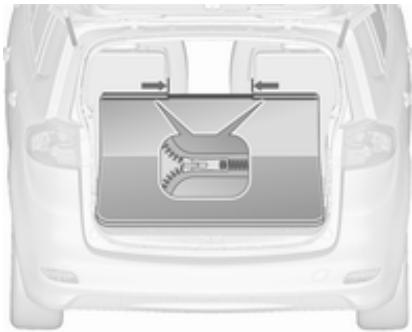 OPEL Zafira C (2016-2019) - par ex., seul le dossier central est rabattu - 1