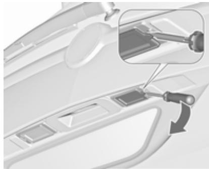 OPEL Zafira C (2016-2019) - Éclairage de plaque d'immatriculation - 1