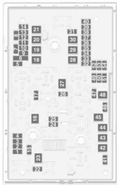 OPEL Zafira C (2016-2019) - Boîte à fusibles du compartmentement moteur - 2