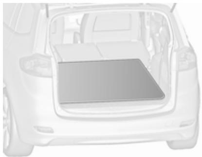 OPEL Zafira C (2016-2019) - Recouvrir le coffre jusqu'aux dossiers des sièges avant est - 1