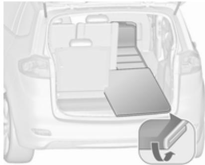 OPEL Zafira C (2016-2019) - par ex., seul le dossier central est rabattu - 5