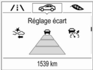 OPEL Zafira C (2016-2019) - Indication de distance vers l'avant - 2