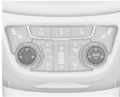 OPEL Zafira C (2016-2019) - Présélection de la température - 1