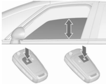 OPEL Zafira C (2016-2019) - Actionnement des vitres depuis l'extérieur - 1
