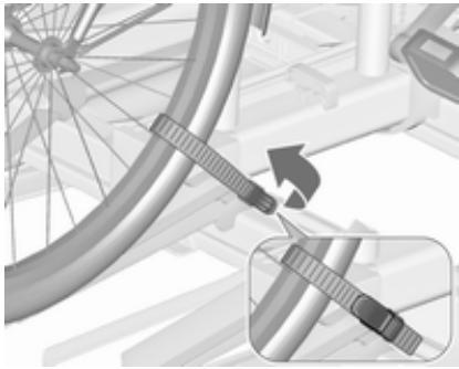OPEL Zafira C (2016-2019) - Fixation du premier vélo - 3