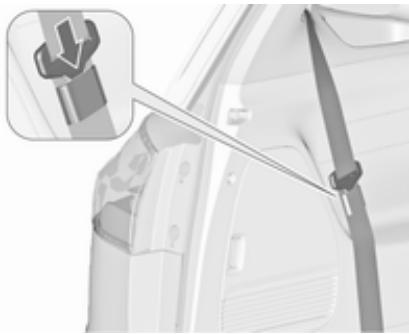 OPEL Zafira C (2016-2019) - Rabattement des sièges de la troisième rangée - 1