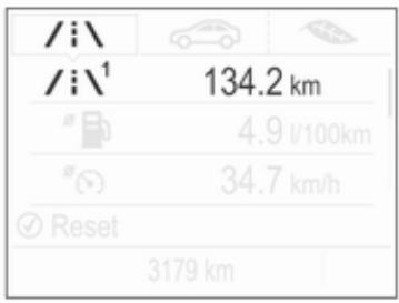 OPEL Zafira C (2016-2019) - Compteur kilométrique journalier - 1