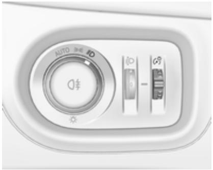 OPEL Zafira C (2016-2019) - Commande d'éclairage du tableau de bord - 1