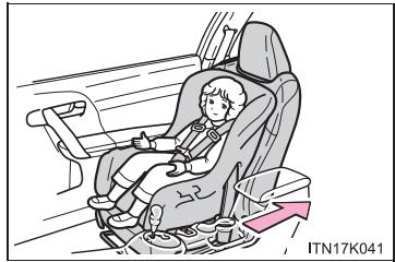Scion tC 2 (2014) - Lorsque you installez un dispositif de retenue pour enfants - 1