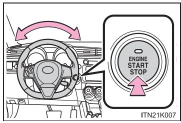 Scion tC 2 (2014) - ■ Lorsqu'il est impossible de libreter le mécanisme de verrouillage de direction - 1