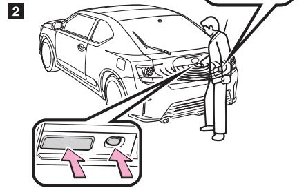 Scion tC 2 (2014) - Si vous perdez une clé de votre vehicule (vehicules dotés du système Smart key) - 2