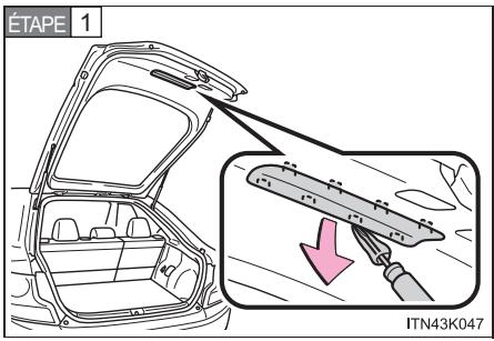 Scion tC 2 (2014) - Éclairage de la plaque d'immatriculation - 1