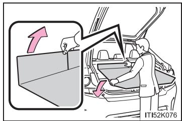 Scion tC 2 (2014) - Lorsque you rangez le couvre-bagages - 1