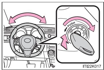 Scion tC 2 (2014) - Lorsqu'il est impossible de libérer le mécanisme de verrouillage de la direction - 1