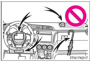 Scion tC 2 (2014) - Precautions relatives aux coussins gonflables SRS - 1