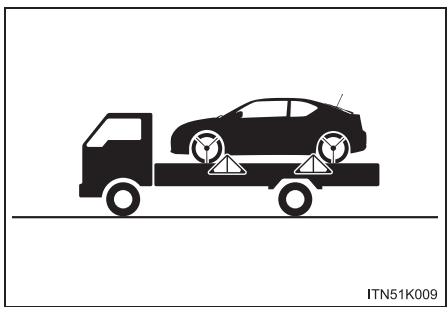 Scion tC 2 (2014) - Utilisation d'une dépanneuse à plateau - 1