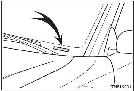 Scion tC 2 (2014) - ■ Numéro d'identification du vehicule - 2