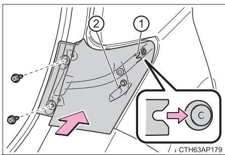 TOYOTA Auris 2 (2015-2018) - Feux de stop et clignotants arrêté - 4