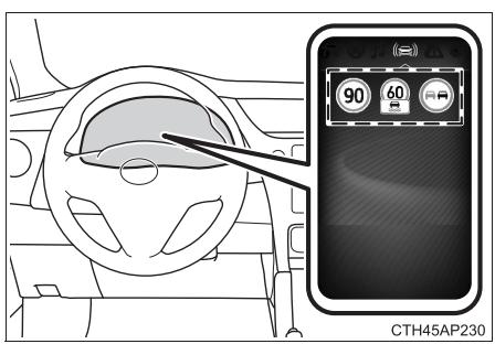 TOYOTA Auris 2 (2015-2018) - Indication sur l'écran multifonctionnel - 1