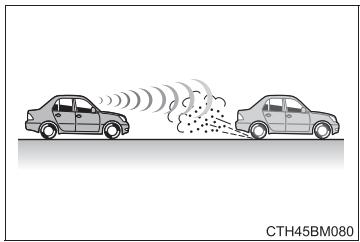TOYOTA Auris 2 (2015-2018) - Conditions dans lesquelles le système peut fonctionner même en l'absence de risque de collision - 12