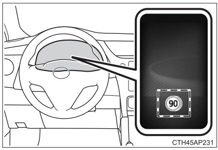 TOYOTA Auris 2 (2015-2018) - Indication sur l'écran multifonctionnel - 2