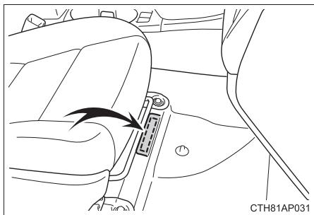 TOYOTA Auris 2 (2015-2018) - Numéro d'identification du véhicule - 1