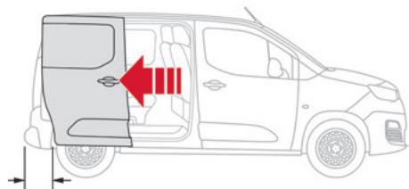CITROEN Berlingo 3 (2018-2023) - Les portes et leurs encombrements - 2