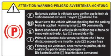 CITROEN Berlingo 3 (2018-2023) - Témoin de fonctionnement - 1
