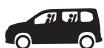 CITROEN Berlingo 3 (2018-2023) - Déverrouillage / Verrouillage total du véhicule avec la clé - 1
