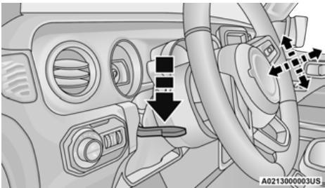 JEEP Gladiator (2021) - COLONNE DE DIRECTION INCLINABLE ET TÉLESCOPIQUE - 1