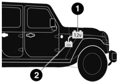 JEEP Gladiator (2021) - Batterie secondaire - 1