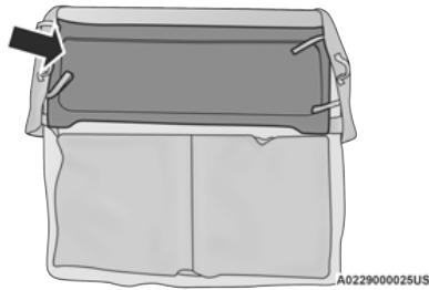 JEEP Gladiator (2021) - Sac de rangement de la lunette decapote - selon l'équipement - 1
