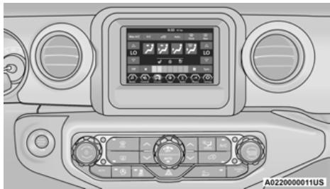 JEEP Gladiator (2021) - DESCRIPTIONS ET FONCTIONS DU SYSTème DE CHAUFFAGE-CLIMATISATION AUTOMATIQUE - 1