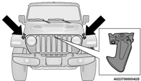 JEEP Gladiator (2021) - OUVERTURE DU CAPOT - 1