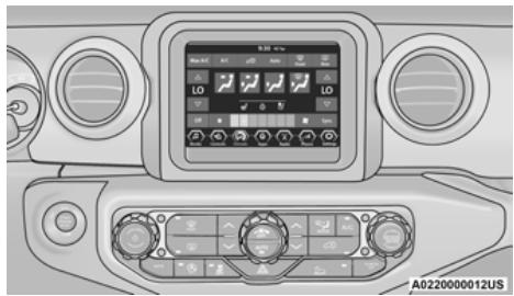JEEP Gladiator (2021) - DESCRIPTIONS ET FONCTIONS DU SYSTème DE CHAUFFAGE-CLIMATISATION AUTOMATIQUE - 2