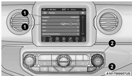 JEEP Gladiator (2021) - FONCTIONS PROGRAMMABLES PAR L'UTILISATEUR - 1