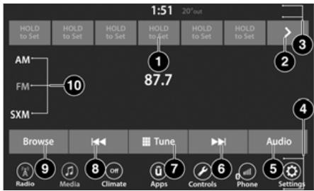 JEEP Gladiator (2021) - MODE RADIO - 2