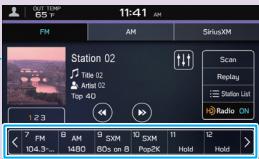 SUBARU WRX (2021) - Enregistrez la station de radio. - 1